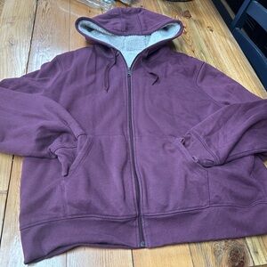 Amazon Essentials Wine Color XXL Sherpa Jacket